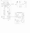 Engine Sump Gasket Set-Engine Lubrication Diagram and Parts List for 445877-0130-E1  Briggs and Stratton Engine